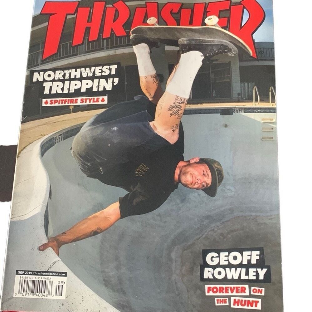 Pre Owned Thrasher Magazine September 2019 Issue #470 Skate in Style Skateboard